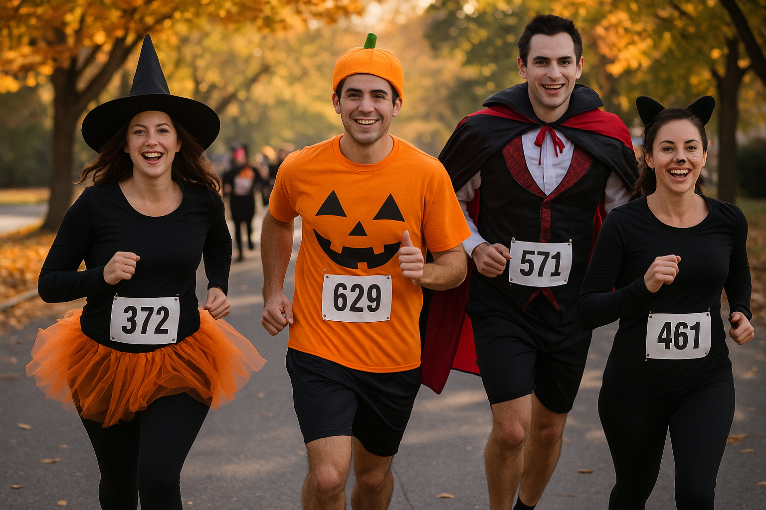 5K Costume Run-stock
