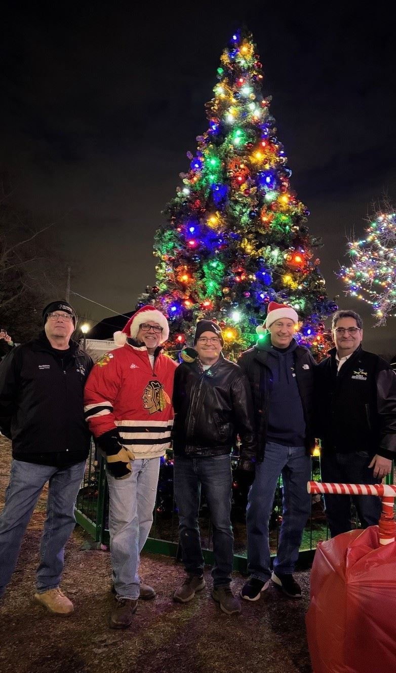 Trustees in front of Tree-noBS