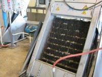 Step screen in wastewater facility