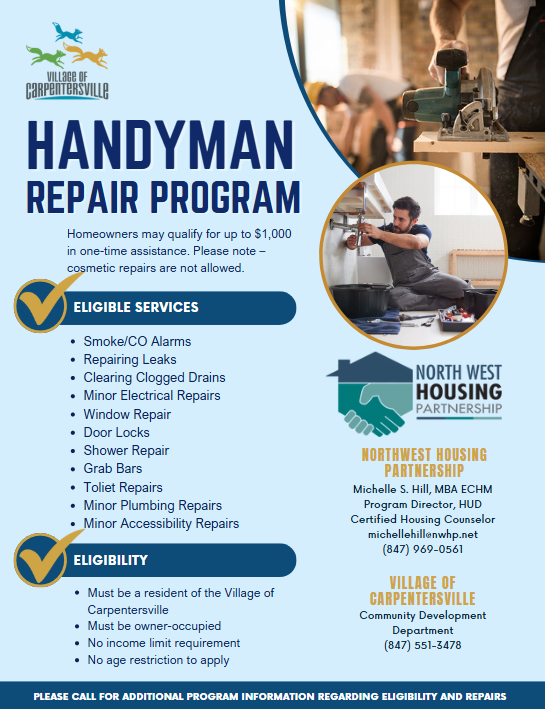 Home Repair Program Flyer 