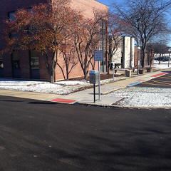 View Across the Street of Drop Box Located at 1200 L.W. Besinger Drive