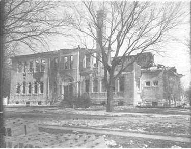 Grade School After a Fire