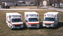 Three Ambulances