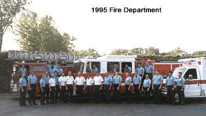 1995 Fire Department Members and Apparatuses